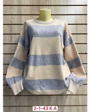 СВИТЕР ТКАНЬ 52% CASHMERE, 28% WOOL, 15% COTTON, 5% ELASTANE